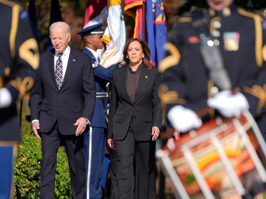 Biden dhe Harris shfaqen bashkë për herë të parë që nga humbja në zgjedhje