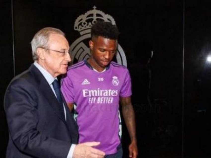 Florentino Perez këshillohet të shesë Vinicius Junior