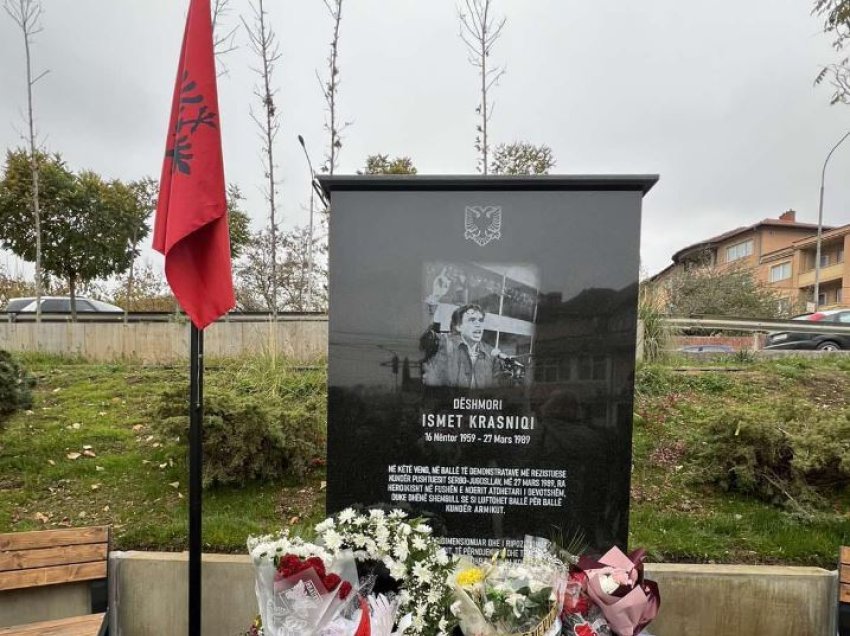 Zbulohet te Xhamia e Llapit, monumenti kushtuar dëshmorit Ismet Krasniqi