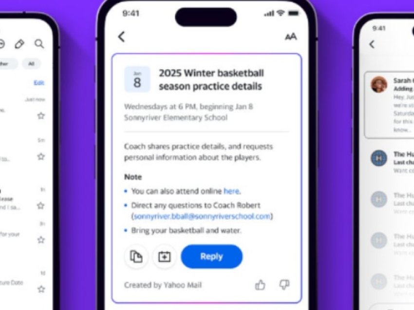 Yahoo prezanton aplikacionin e ri Mail të fokusuar në AI