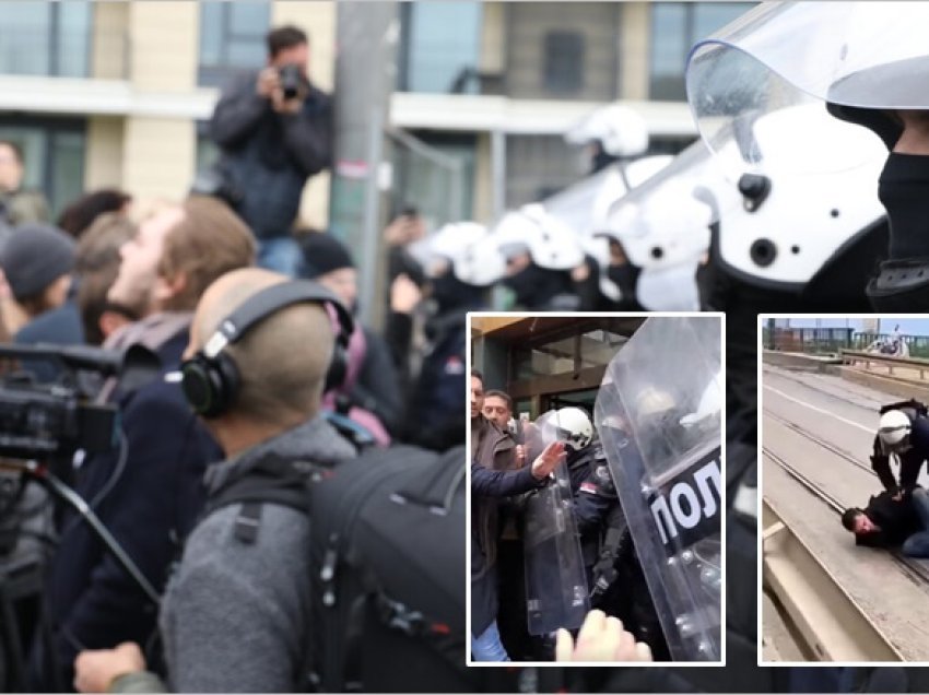 Situatë dramatike në Beograd dhe Novi Sad, protestuesit u përplasen me policinë – Vuçiq thërret takim urgjent