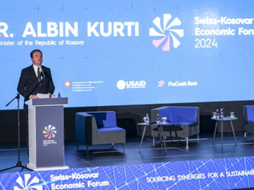 Forumi Ekonomik Zvicër-Kosovë 2024, Kurti: Kemi një partneritet të fortë, kulturor e politik