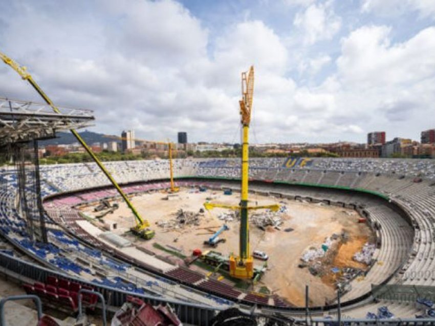 Vazhdojnë punimet në “Camp Nou”