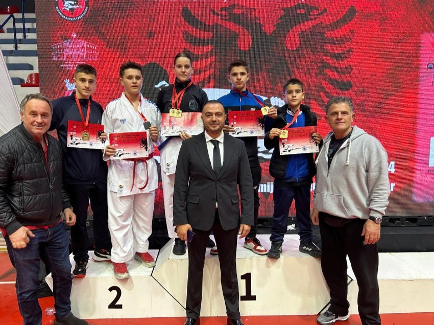 Kastrioti kthehet me 5 medalje të arta e një të argjendtë nga Kampionati Mbarëkombëtar