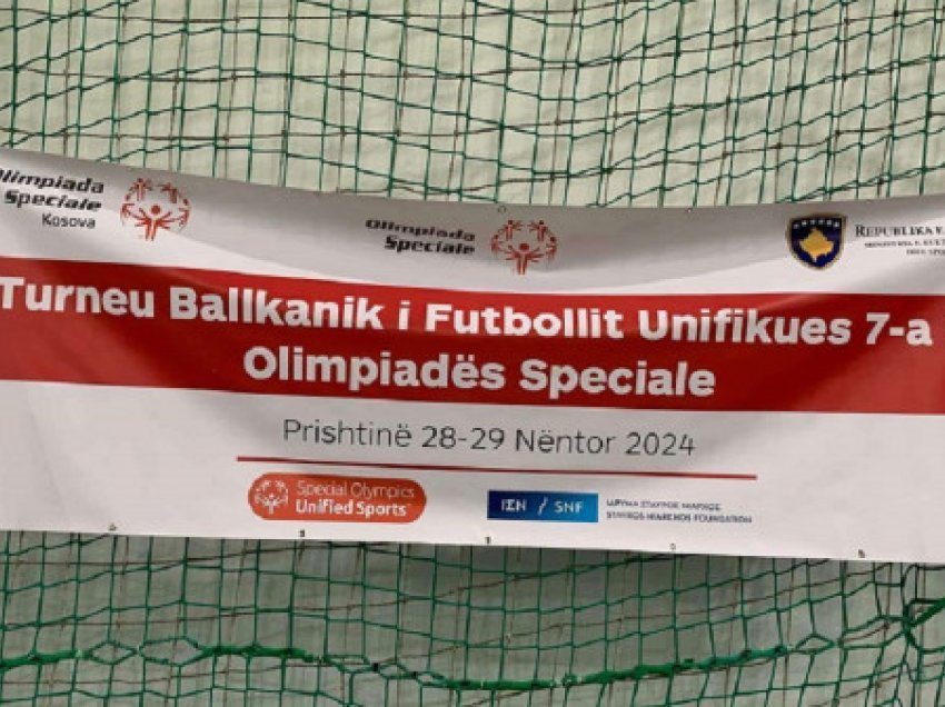 ​Për herë të parë në Kosovë po mbahet Turneu Ballkanik i Olimpiadës Speciale në futboll