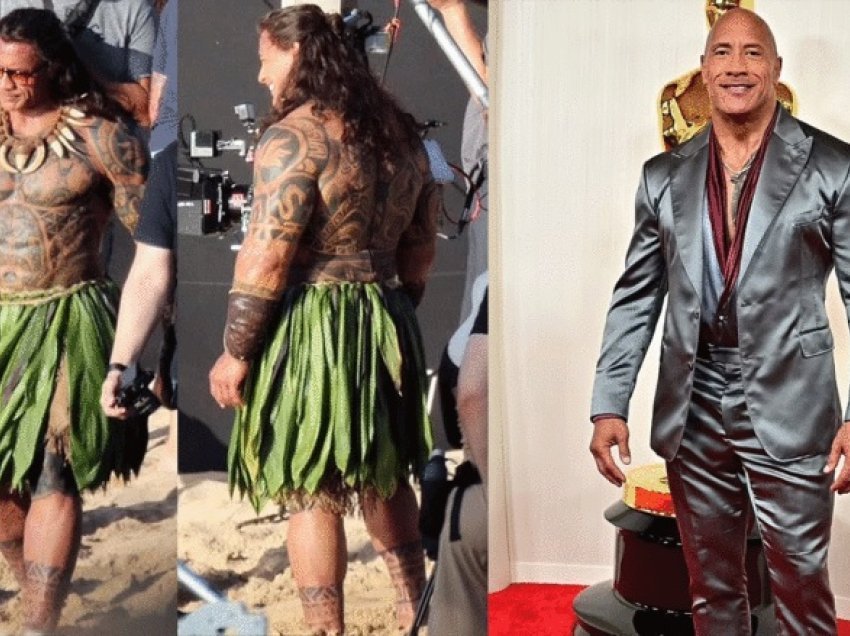 Dwayne ‘The Rock’ Johnson zbulon të vërtetën prapa muskujve të tij epikë për Moana, pas teorisë virale të fansave