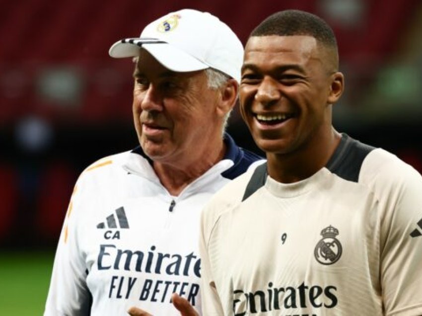 Ancelotti flet për Mbappen para ndeshjes së nesërme ndaj Lilles