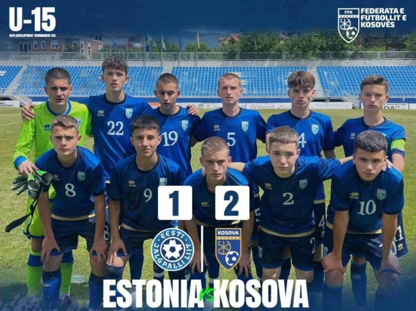 Kosova triumfon në “UEFA Development U15” me fitore ndaj Estonisë 