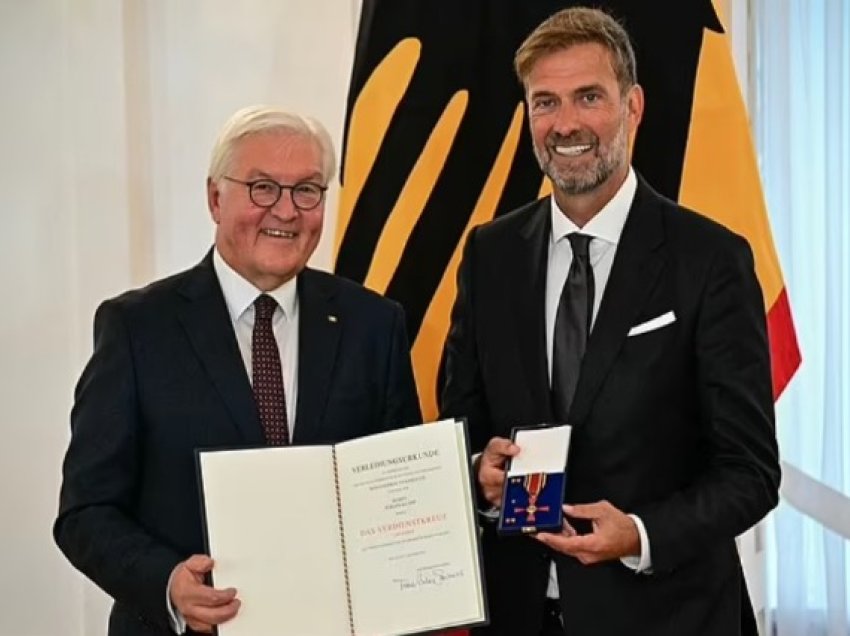 Klopp nderohet me “Urdhërin e Meritës” në Berlin