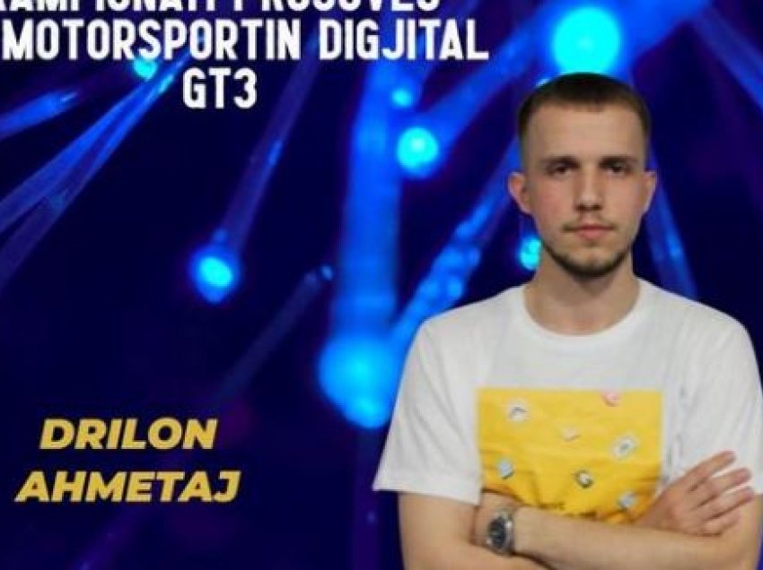 Drilon Ahmetaj, gati për paraqitje të mirë në E-Sport GT