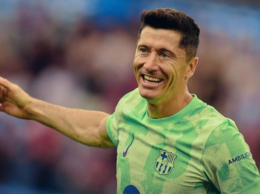 Lewandowski tremb Barçën