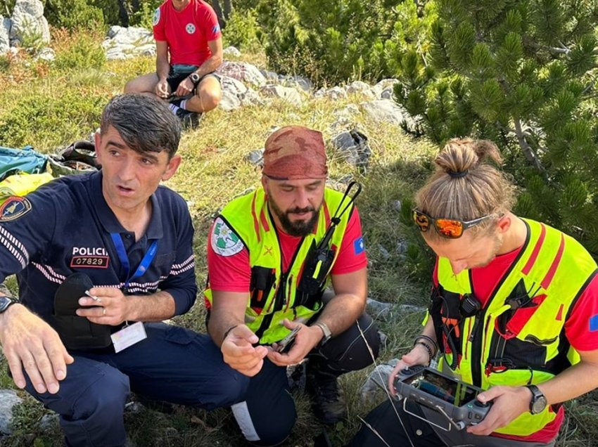 Shërbimi i Kërkim të Shpëtimit Malor nga Kosova në kërkim të turistit lituanez