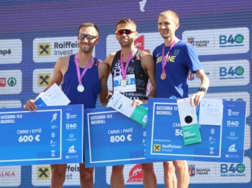  Katër shqiptarë, një ukrainas dhe italiane në podium