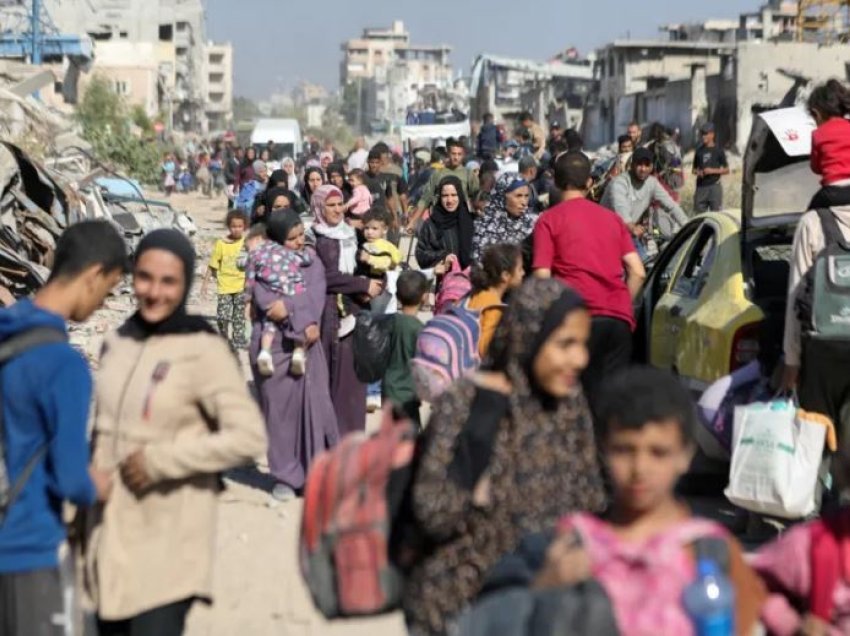 “Nga paniku lanë fëmijët pas”: Palestinezët që ikin nga Jabalia thonë se trupat janë lënë të shtrirë në rrugë