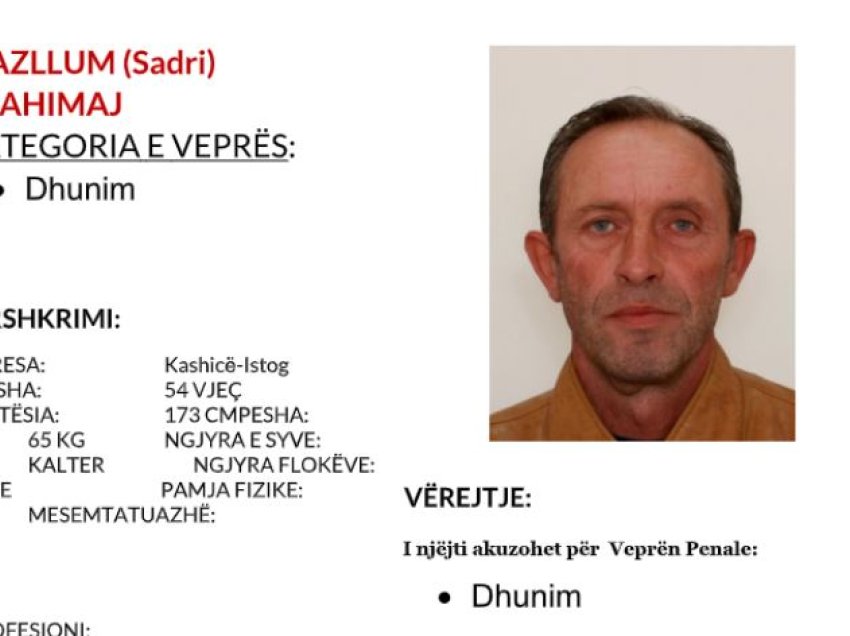 Kërkohet 54 vjeçari nga Istogu, për veprën penale “Dhunim”