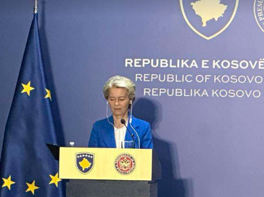 Von der Leyen: Ka ende punë për heqjen e masave ndaj Kosovës