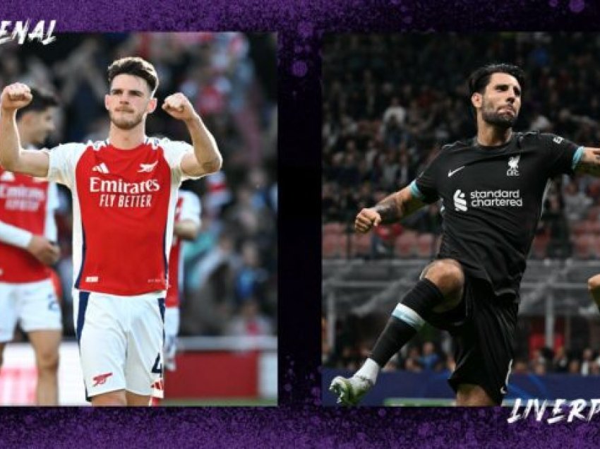 Formacionet zyrtare të duelit Arsenal – Liverpool