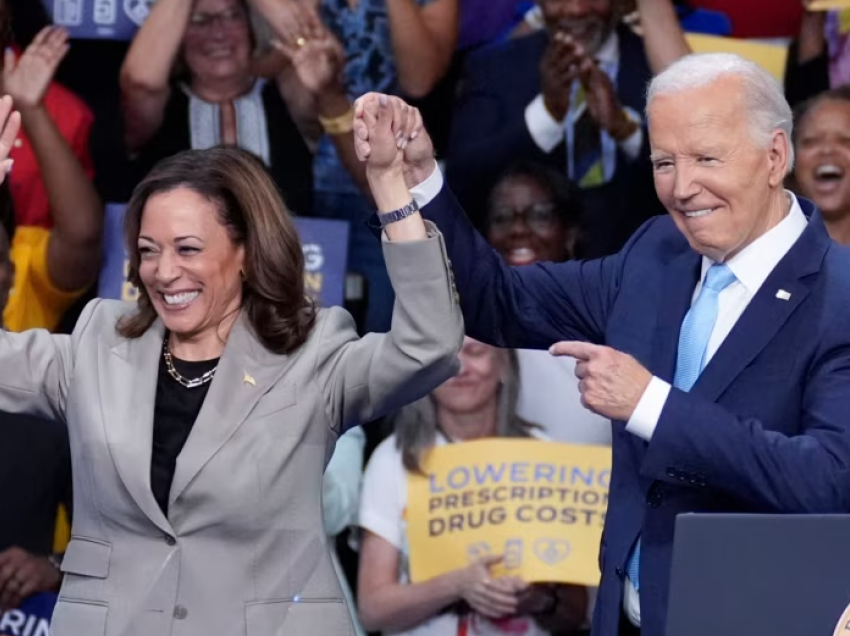 Harris shpreson të përfitojë nga mbështetja e Presidentit Biden