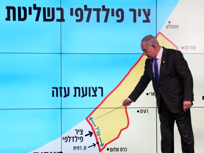 Netanyahu kërkon kontroll të përhershëm të kufirit mes Gazës dhe Egjiptit