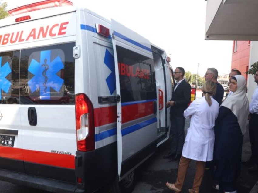 Shërbimi i Urgjencës i QKMF-së në Gjilan bëhet me ambulancë të re