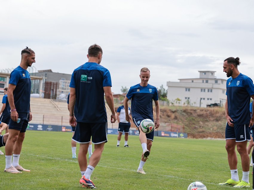 Stërvitje e lehtë dhe motivim maksimal i Dardanëve para përballjes së sotme me Rumaninë 