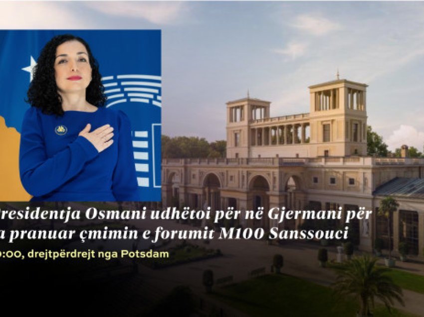 ​Osmani nderohet në Gjermani me çmimin Sanssouci Colloquium