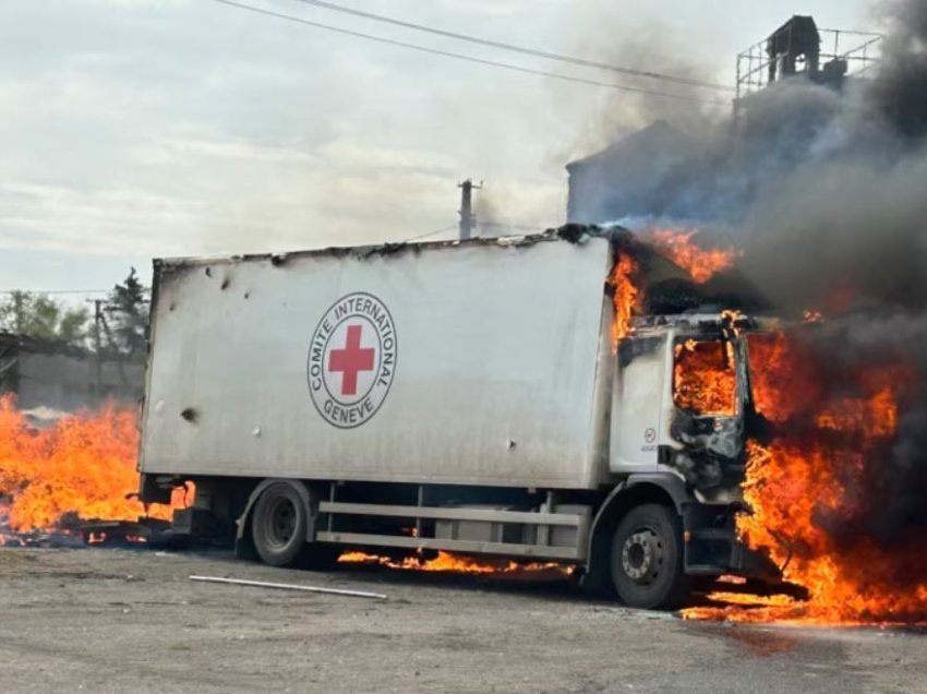 Kryqi i Kuq dënon sulmin që vrau tre punëtorë të tij në Donjeck