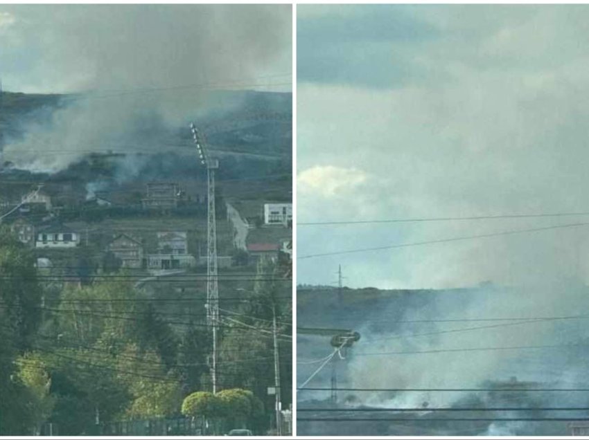 Raportohet për një zjarr në Suhodoll, rrezikohen disa shtëpi