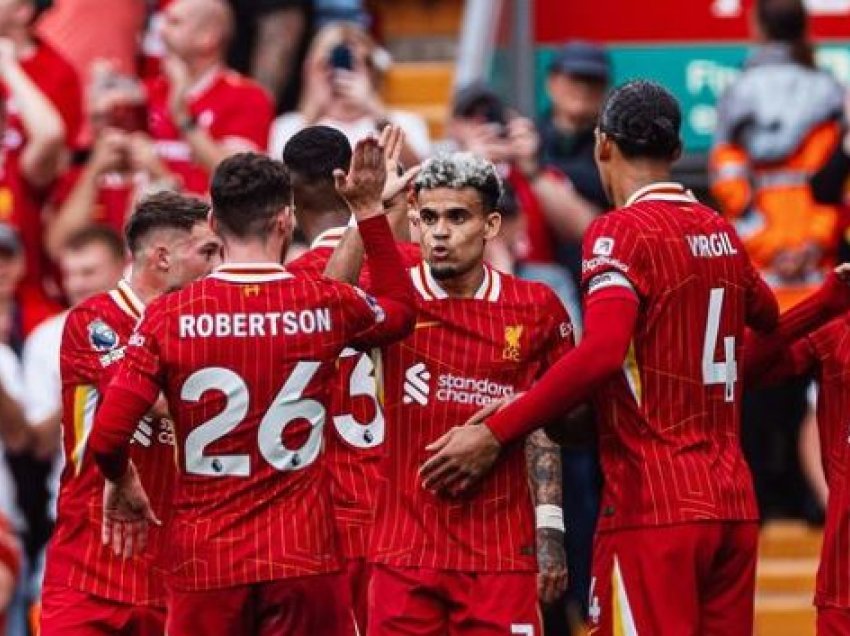 Liverpool shkëlqen dhe merr kreun përkohësisht në Premier League