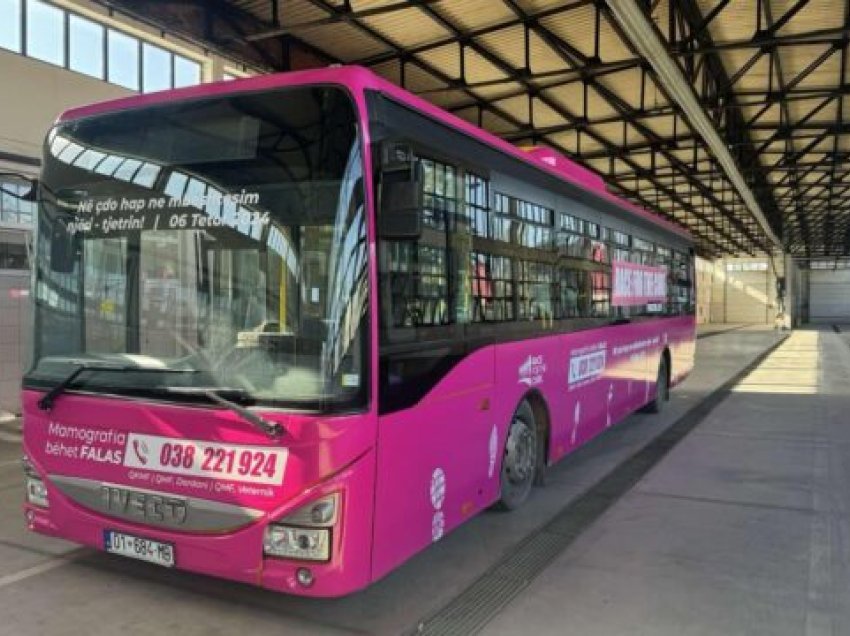 Fushatë vetëdijësuese për kancerin e gjirit – nesër fillon qarkullimi i autobusit me logon “Race for the Cure Prishtina 2024”