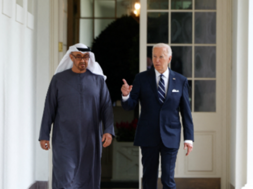 Biden mirëpret liderin e Emirateve të Bashkuara Arabe në Shtëpinë e Bardhë për bisedime mbi Libanin dhe Gazën