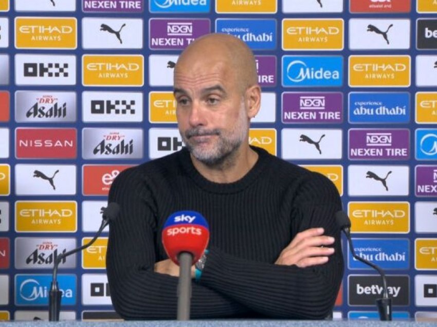 Guardiola befason me deklaratë – thotë se lojtarët e Man Cityt nuk do t’u binden urdhrave të gjyqtarit tash e tutje