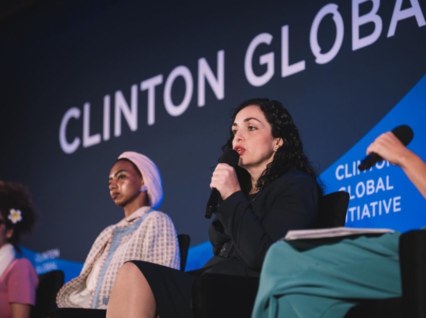 Presidentja, në “Clinton Global Initiative”: Gratë e Kosovës kanë qenë gjithnjë në ballë të çdo procesi historik të Republikës 