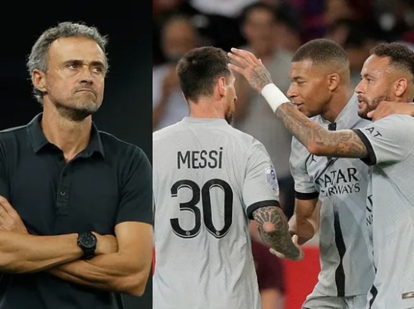 Luis Enrique: Nuk do ta kisha stërvitur kurrë PSG-në me Messin, Neymar dhe Mbappen