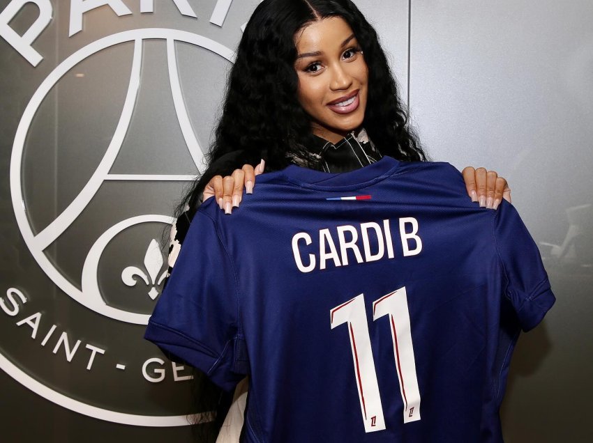 Cardi B i sjell fat PSG-së, merr fanellën e veçantë 