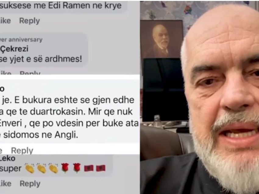 “Gjen ca debila që të duartrokasin”/ Kryeministri Rama u përgjigjet kritikëve në rrjetet sociale: Më 11 maj llumi do të pastrohet edhe më tej