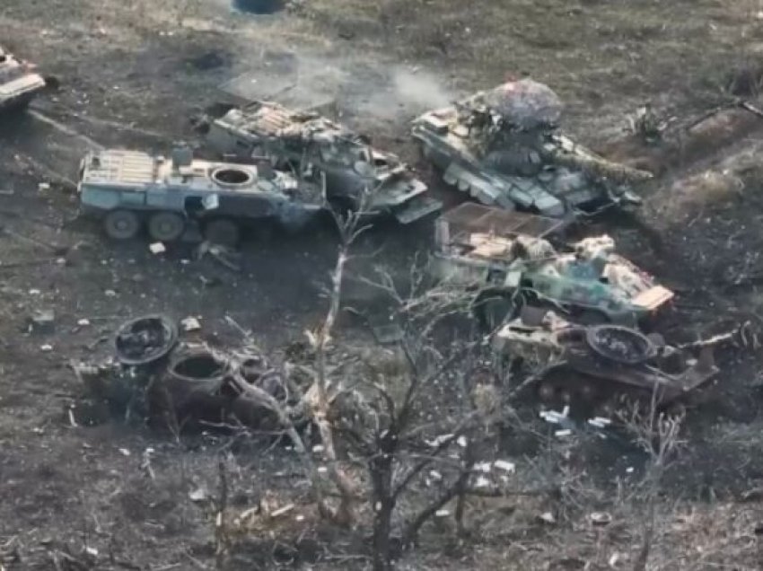 Ukrainasit pretendojnë se vetëm në janar kanë shkatërruar 84 tanke ruse dhe 165 autoblinda