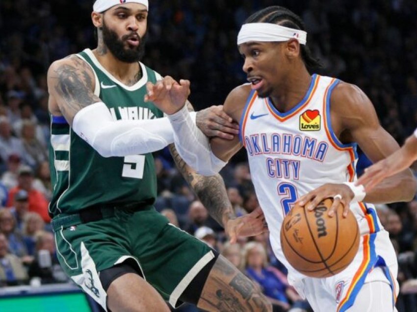 OKC merr fitore spektakolare ndaj Bucks, triumfojnë edhe Kings e Grizzlies