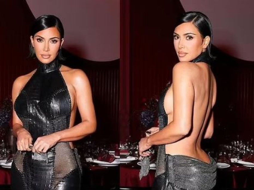 U shfaq nudo në  Grammy Awards, Kim Kardashian i tregon Bianka Censorit si vishet  një yll i vërtetë!