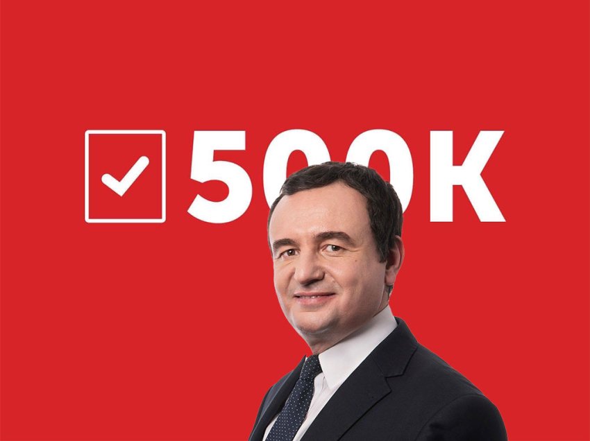 500 mijë mbështetës për Vetëvendosjen – Kurti: “Votojmë dhe festojmë bashkë”