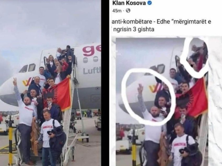 Propaganda e Klan Kosovës kundër LVV-së, Kraki publikon fakte: Ja si e manipuluan fotografinë e mërgimtarit me “tre gishta lart”