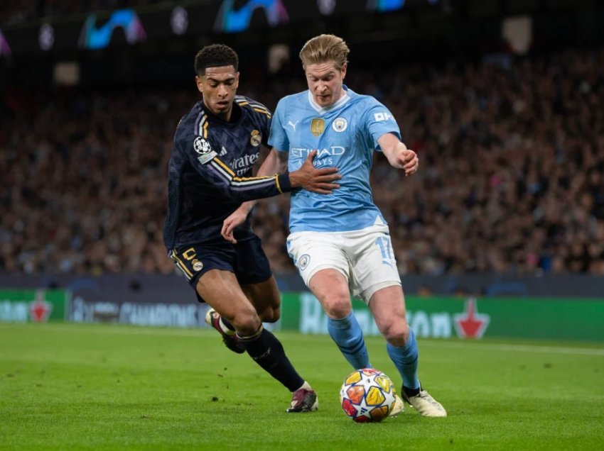 Man City dëshiron Jude Bellinghamin si zëvendësues të Kevin De Bruyne