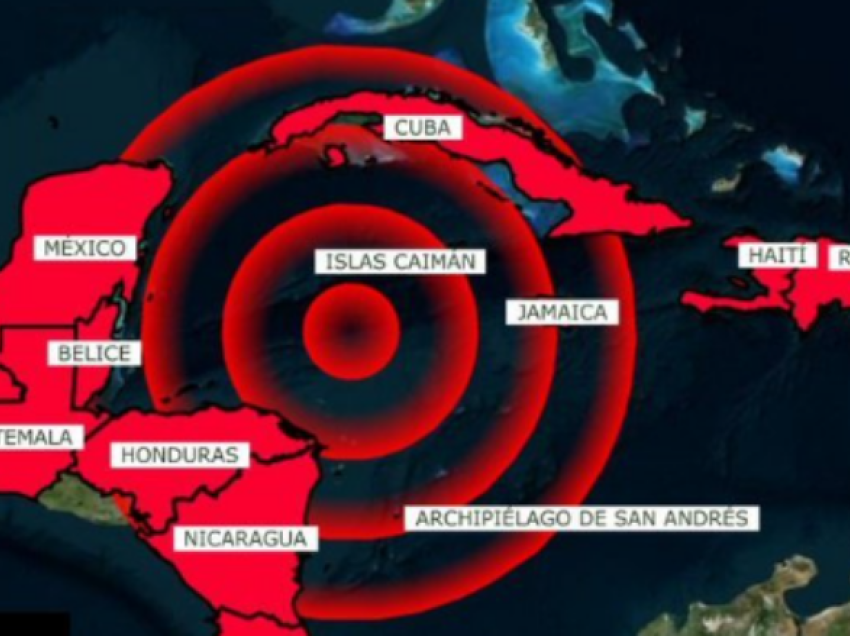 Tërmeti i fuqishëm me magnitudë 7.6 godet Karaibet, alarm për cunami, publikohen pamjet