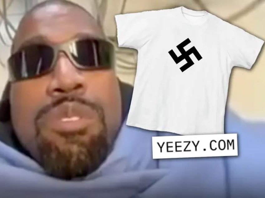 Bliuzat e Kanye Westit hiqen nga interneti për shkak të simbolit nazist