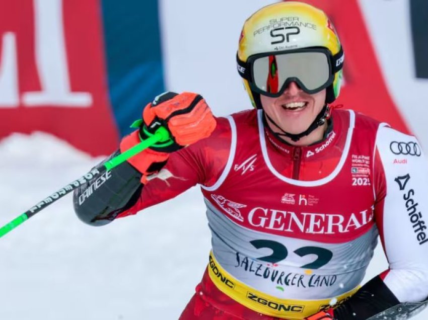 Austriaku dominon në sllallom të madh, fiton medaljen e artë