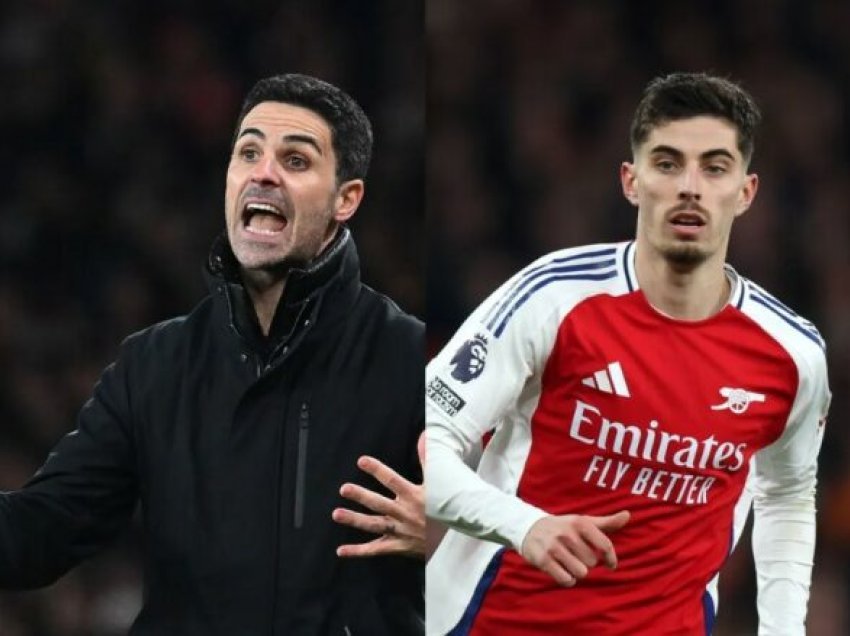 Mikel Arteta tregon se ylli i Arsenalit doli vullnetar për ta zëvendësuar Havertz pas lëndimit