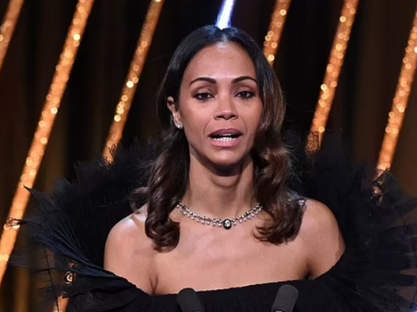 Zoe Saldana trondit shikuesit e BAFTA-s me fjalimin e saj të gjatë