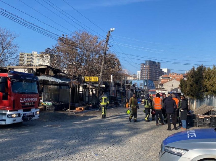 ​Zjarri te tregu në Prishtinë, zjarrfikësi jep detaje