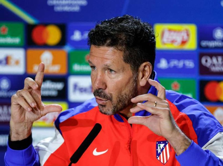 Diego Simeone flet pas shortit të Ligës së Kampionëve kundër Real Madridit