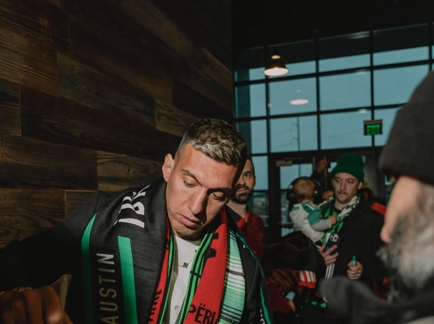 Myrto Uzuni prezantohet te Austin FC në MLS